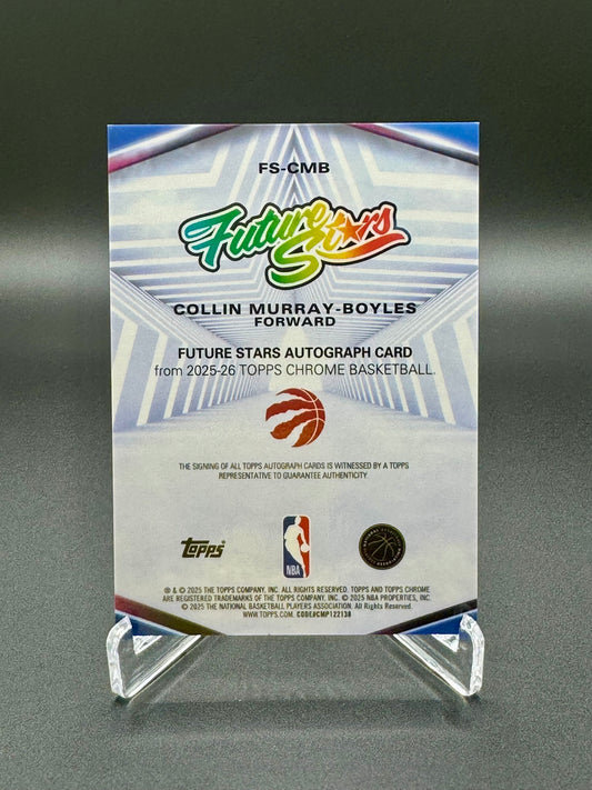 2024-2025 Topps Chrome Basketball Collin Murray-Boyles RC #FS-CMB Futre Stars Auto Raw