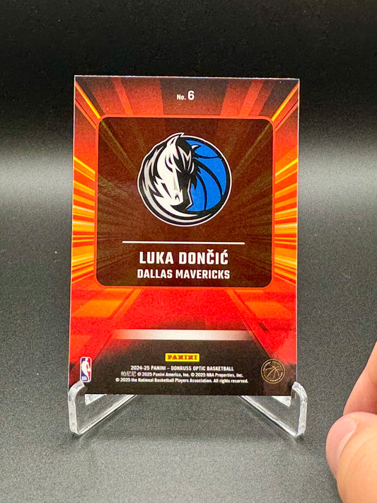 2024-2025 Panini Donruss Optic Basketball Luka Dončić #6 Express Lane Raw