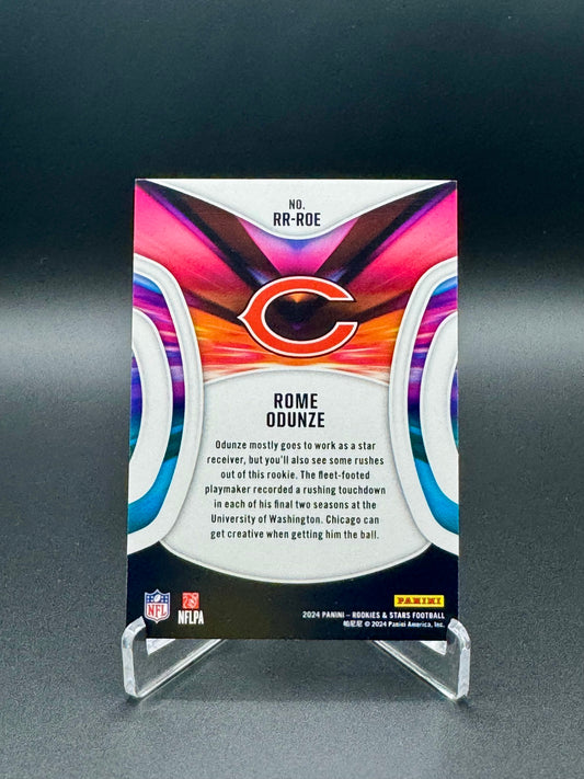 2025 Panini Rookes & Stars Football Rome Odunze #RR-ROE Rookie Rush Raw