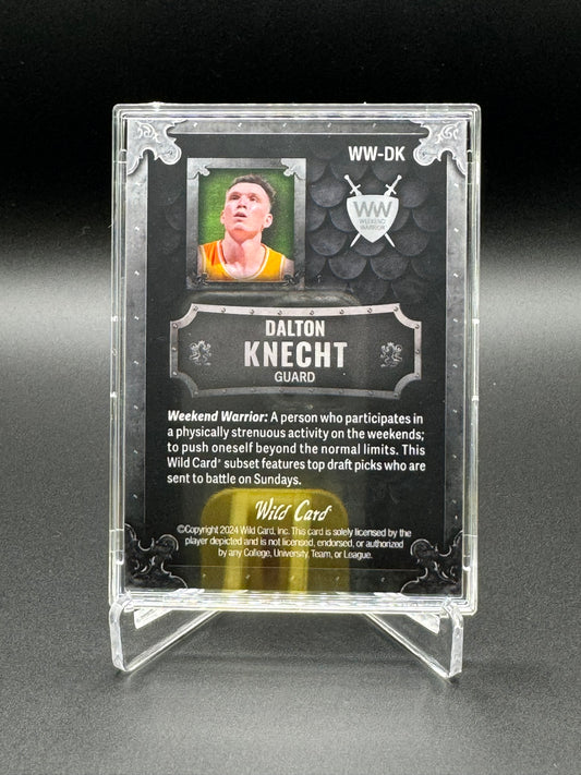 2024 Wild Card Basketball Dalton Knecht #RH-DK RC Weekend Warrior /35 Raw Encased
