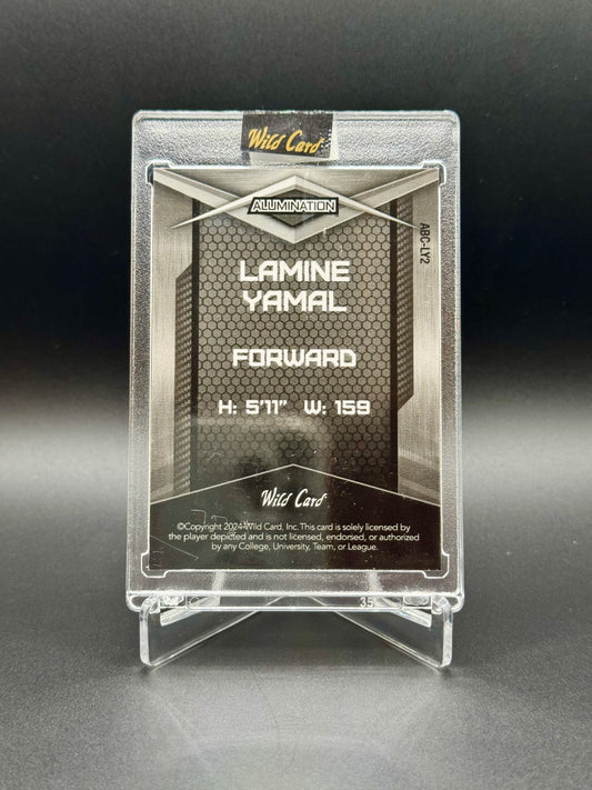 2024 Wild Card Alumination Lamine Yamal RC #ABC-LY2 /40 Raw Encased