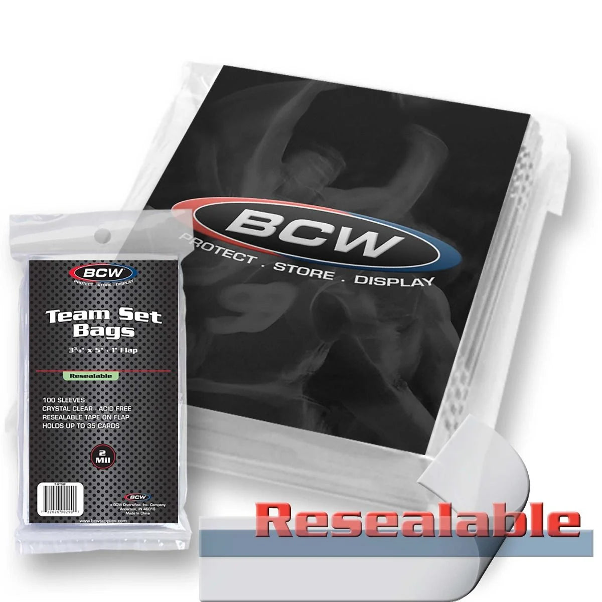 Resealable Team Set Bags - BCW