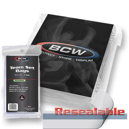 Resealable Team Set Bags - BCW