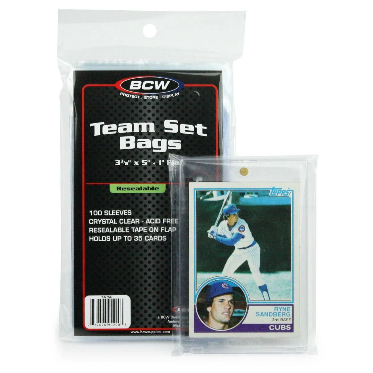 Resealable Team Set Bags - BCW