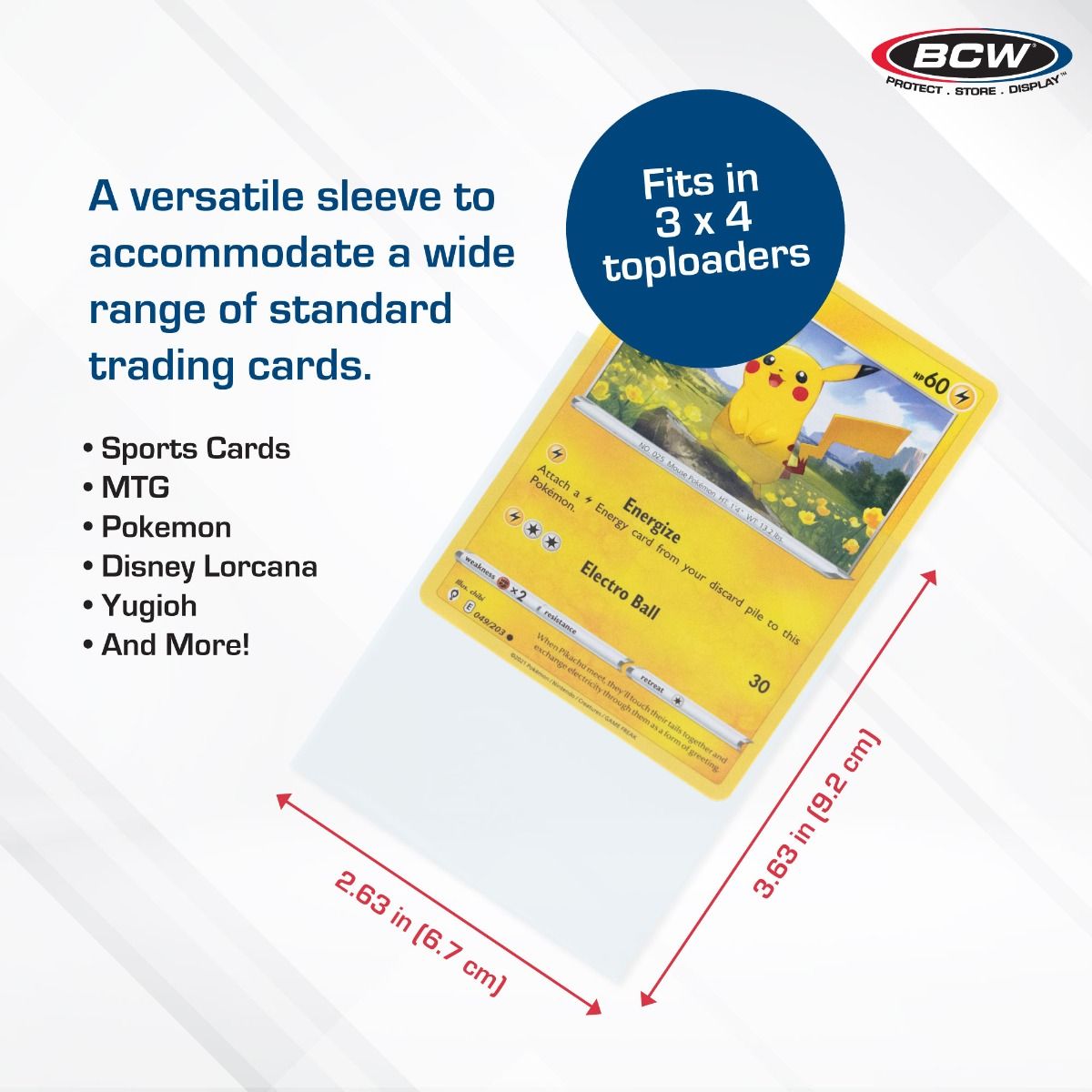 Standard Card Sleeves (1000 Pack) - BCW