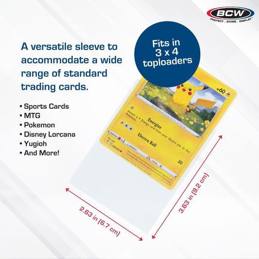 Standard Card Sleeves (1000 Pack) - BCW