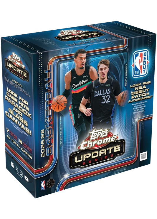 2025-26 Topps Chrome Update Series Basketball - Mega Box