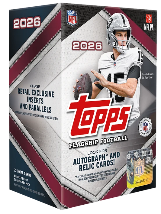 2026 Topps Flagship Football Blaster Box - Factory Sealed