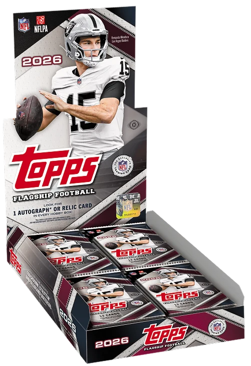 2026 Topps Flagship Football Hobby Box - Factory Sealed
