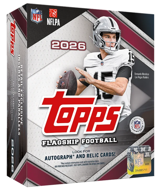 2026 Topps Flagship Football Mega Box - Factory Sealed