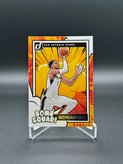2024-2025 Panini Donruss Basketball Victor Wembanyama #6 Bomb Squad Raw