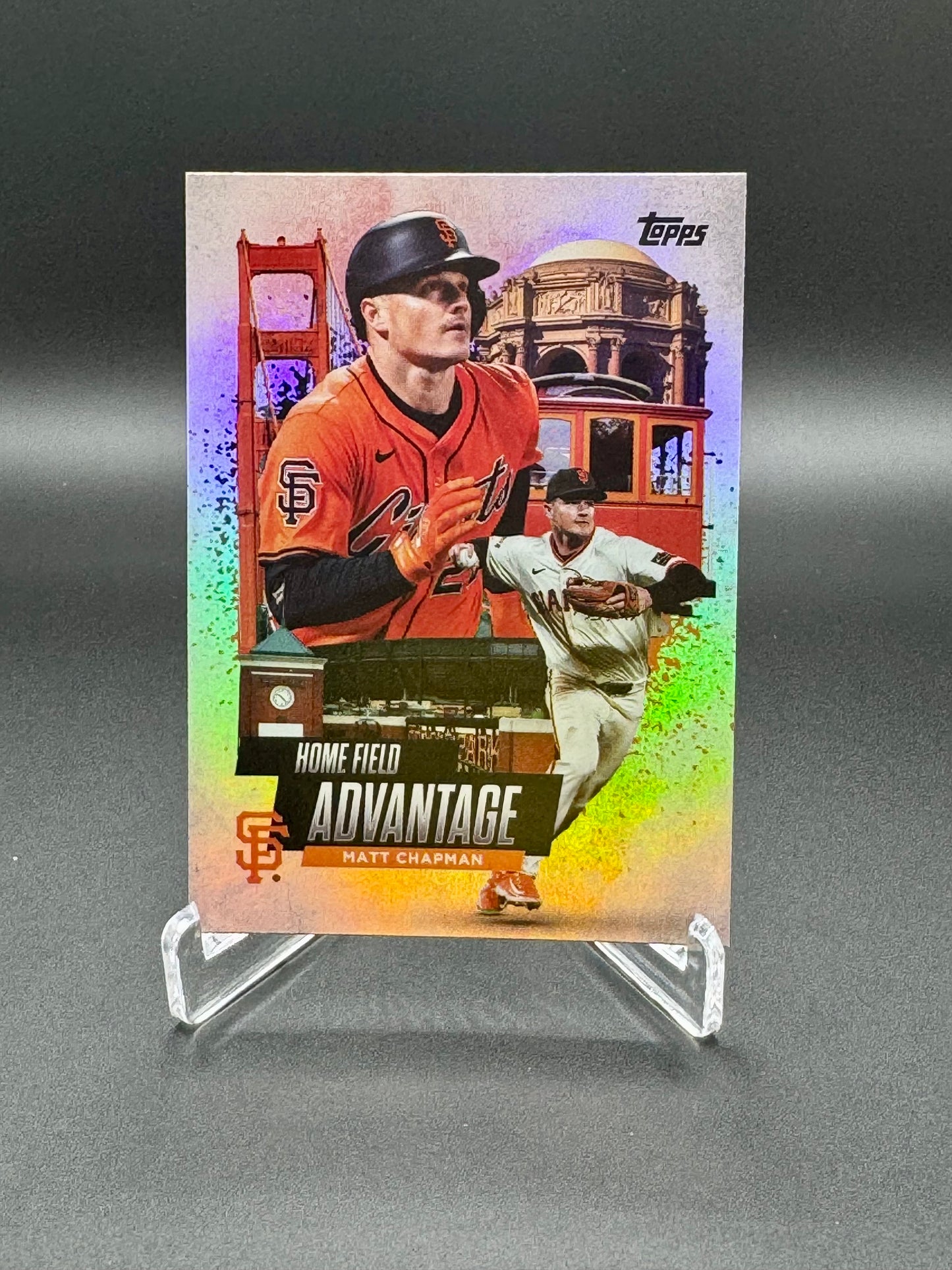 2025 Topps Series-1 Baseball Matt Chapman HA-11 Home Field Advantage SP Raw