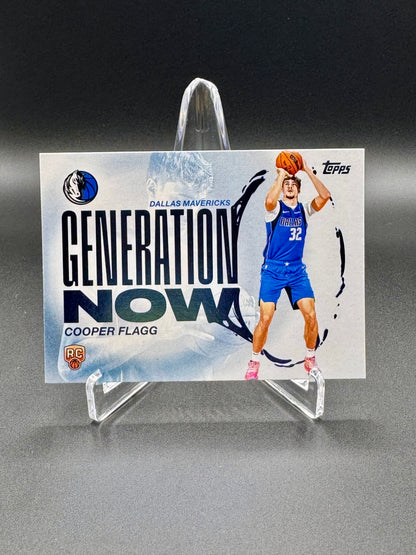 2025-2026 Topps Chrome Basketball Cooper Flagg RC #GN-1 Generation Now Raw