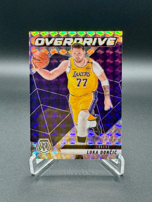 2024-2025 Panini Mosaic Basketball Luka Dončić #2 Overdrive Raw