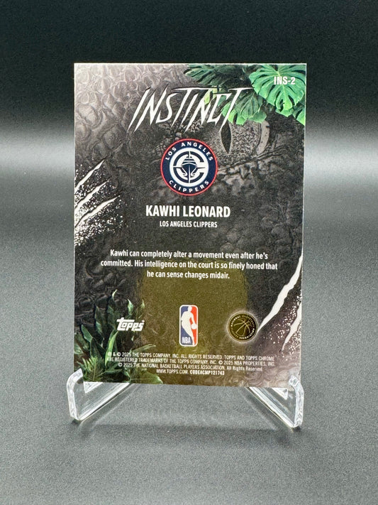 2025-2026 Topps Chrome Basketball Kawhi Leonard #INS-2 Infinity Raw