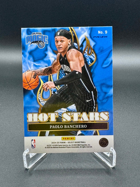2024-2025 Panini Select Paolo Banchero #9 Hoț Stars Raw