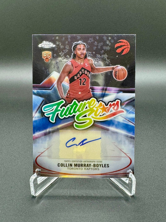 2024-2025 Topps Chrome Basketball Collin Murray-Boyles RC #FS-CMB Futre Stars Auto Raw