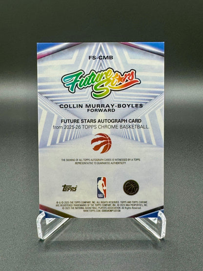2024-2025 Topps Chrome Basketball Collin Murray-Boyles RC #FS-CMB Futre Stars Auto Raw