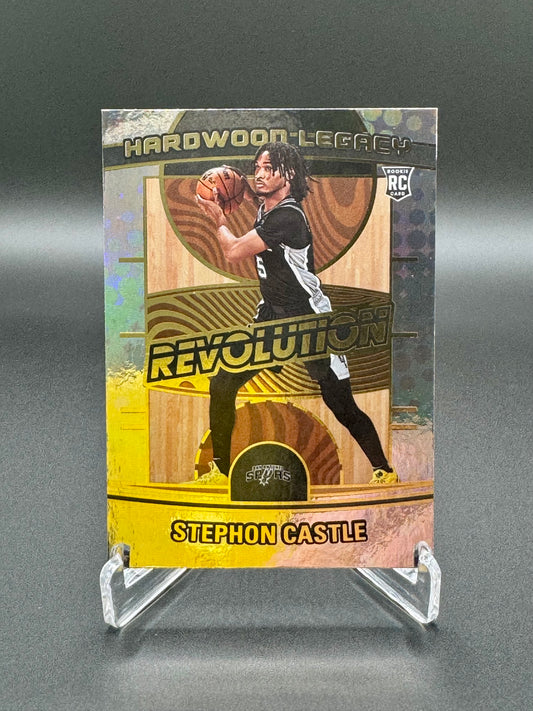 2024-2025 Panini Revolution Stephon Castle RC #24 Hardwood Legacy Raw