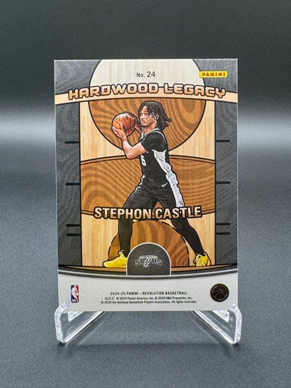 2024-2025 Panini Revolution Stephon Castle RC #24 Hardwood Legacy Raw