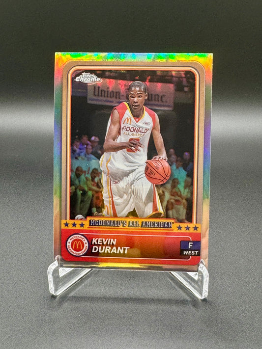 2023-2024 Topps Chrome Kevin Durant #45 McDonald's All-American Refractor Raw