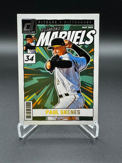 2024 Panini Donruss Baseball Paul Skenes #8 Diamond Marvels Raw