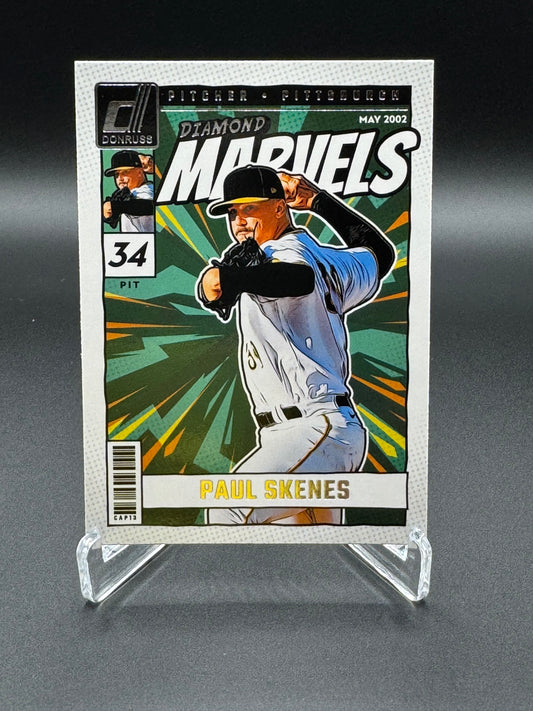 2024 Panini Donruss Baseball Paul Skenes #8 Diamond Marvels Raw