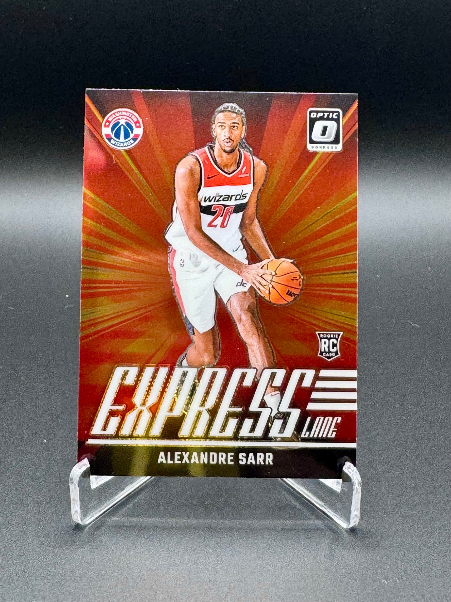 2024-2025 Panini Donruss Optic Basketball Alexandre Sarr RC #11 Express Lane Raw