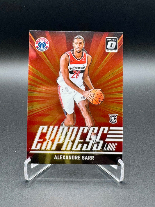 2024-2025 Panini Donruss Optic Basketball Alexandre Sarr RC #11 Express Lane Raw