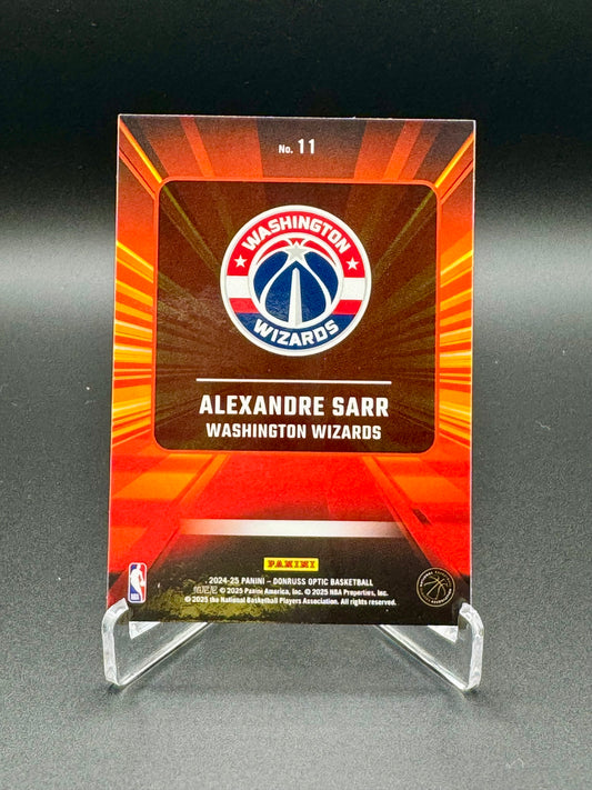 2024-2025 Panini Donruss Optic Basketball Alexandre Sarr RC #11 Express Lane Raw