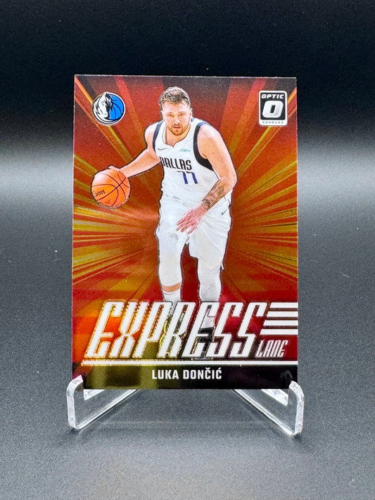2024-2025 Panini Donruss Optic Basketball Luka Dončić #6 Express Lane Raw