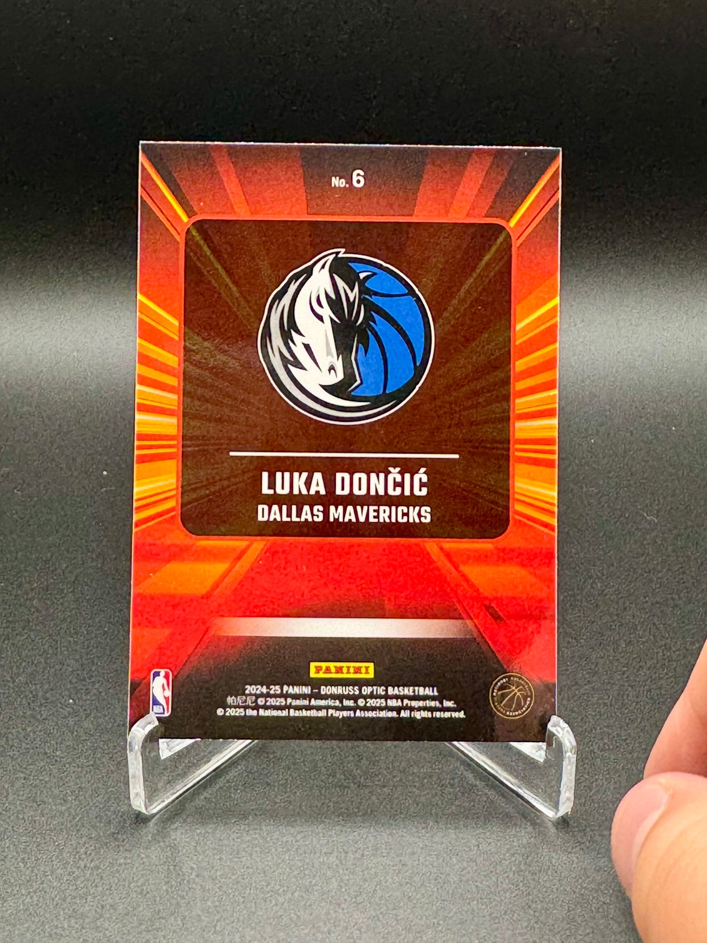 2024-2025 Panini Donruss Optic Basketball Luka Dončić #6 Express Lane Raw
