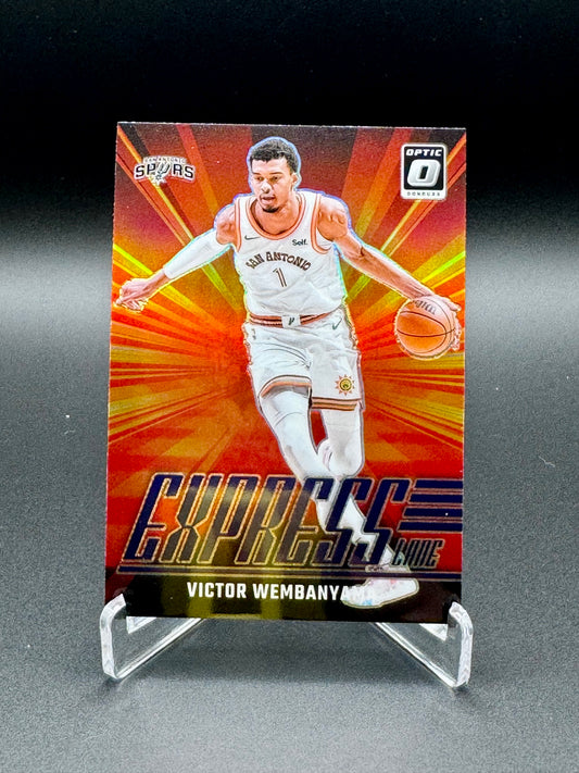 2024-2025 Panini Donruss Optic Basketball Victor Wembanyama #19 Express Lane Raw