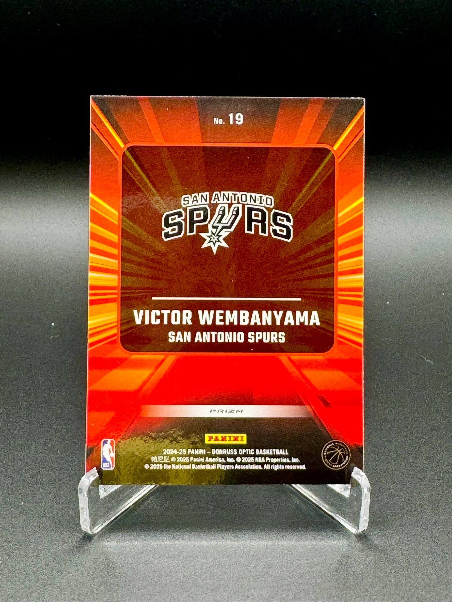 2024-2025 Panini Donruss Optic Basketball Victor Wembanyama #19 Express Lane Raw