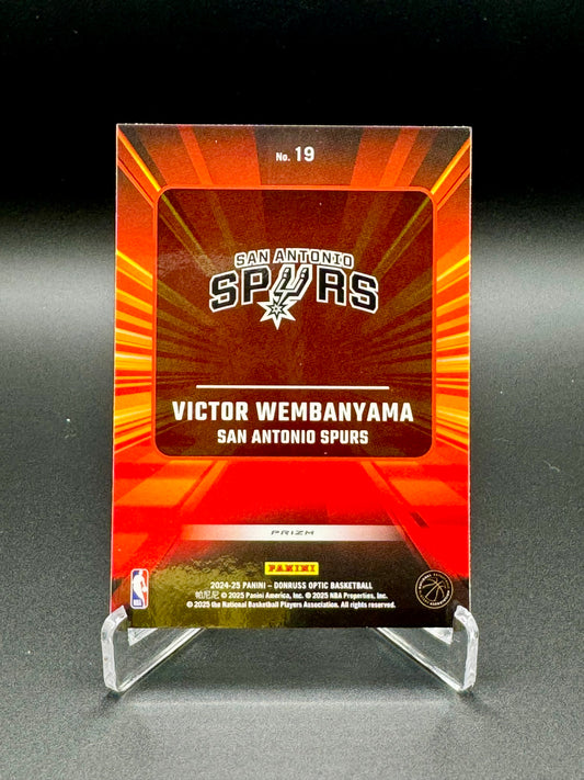 2024-2025 Panini Donruss Optic Basketball Victor Wembanyama #19 Express Lane Raw