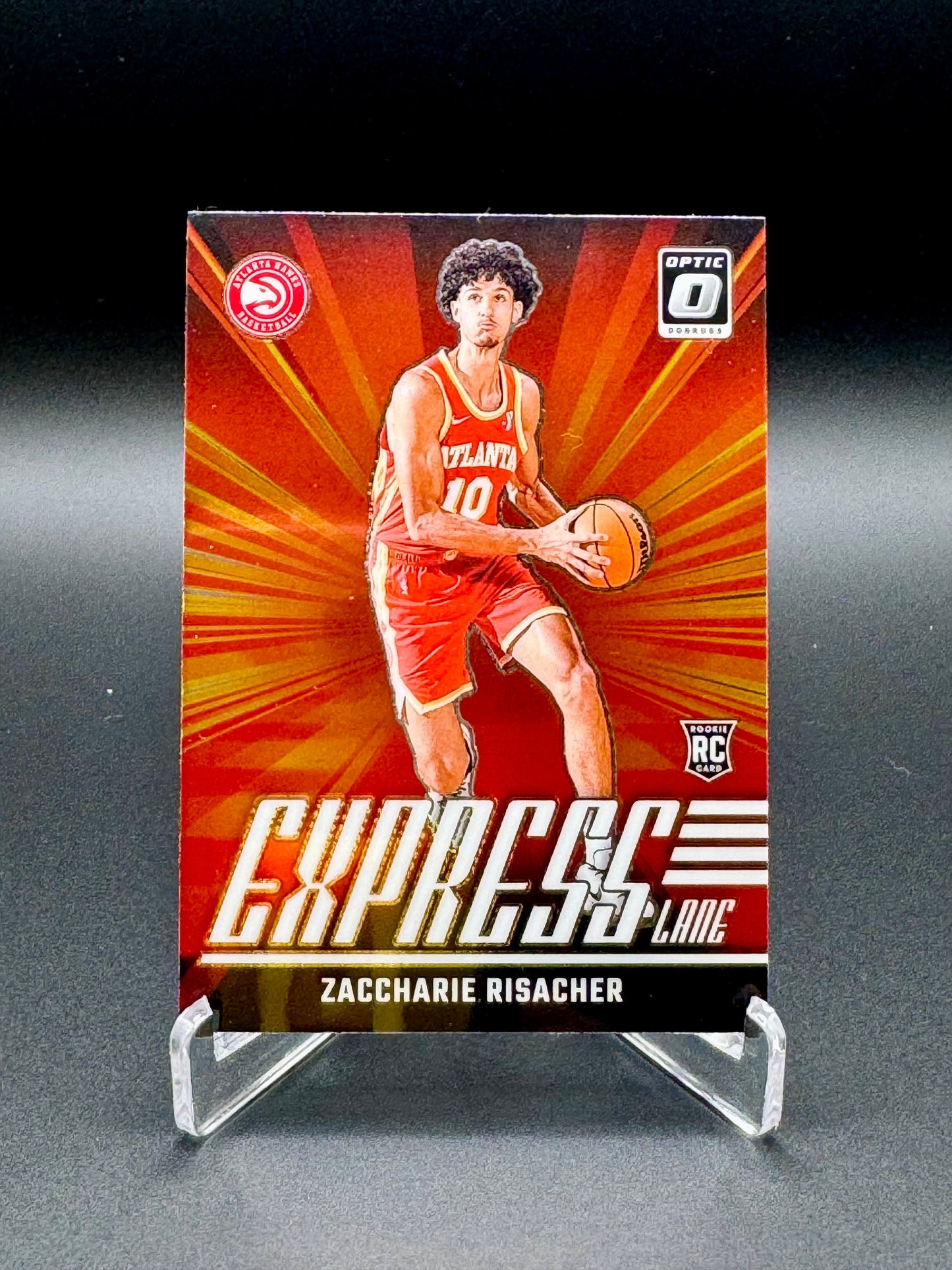 2024-2025 Panini Donruss Optic Basketball Zaccharie Risacher RC#23 Express Lane Raw