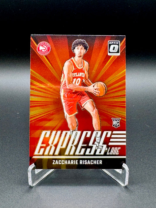 2024-2025 Panini Donruss Optic Basketball Zaccharie Risacher RC#23 Express Lane Raw
