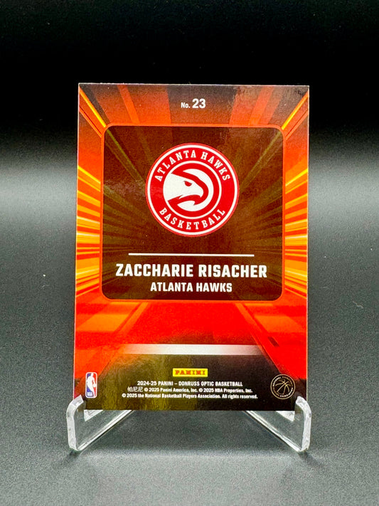 2024-2025 Panini Donruss Optic Basketball Zaccharie Risacher RC#23 Express Lane Raw