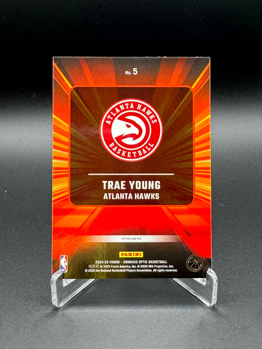 2024-2025 Panini Donruss Optic Basketball Trae Young #5 Express Lane Raw