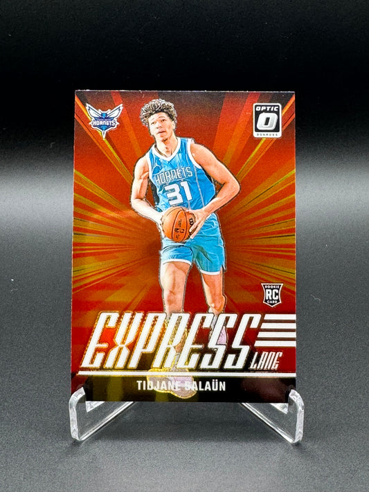 2024-2025 Panini Donruss Optic Basketball Tidjane Salaün RC #8 Express Lane Raw