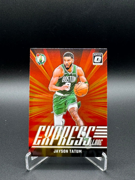 2024-2025 Panini Donruss Optic Basketball Jayson Tatum #9 Express Lane Raw