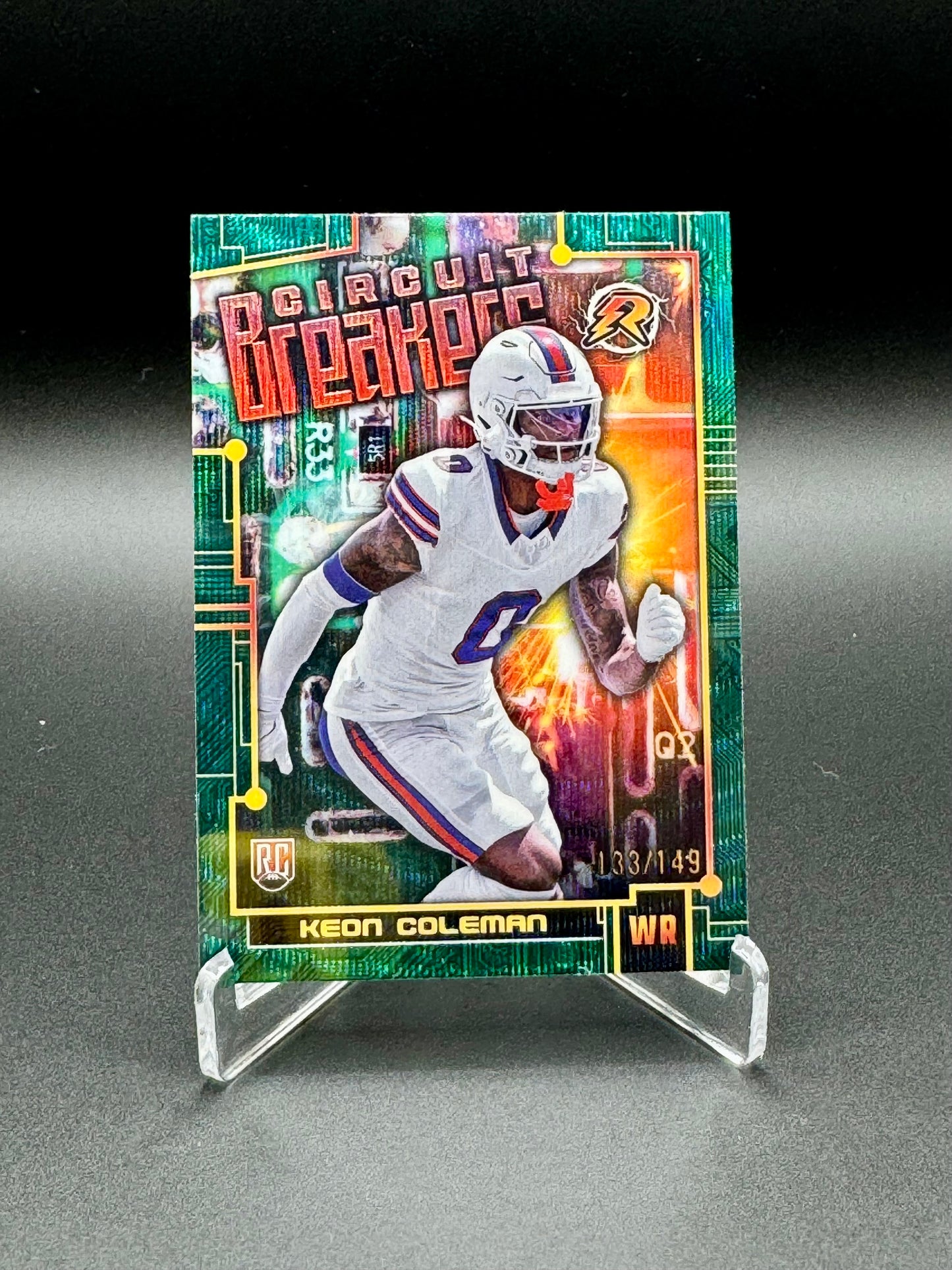 2025 Topps Resurgence Football Keon Coleman #CB-6 Circuit Breakers /149 Raw