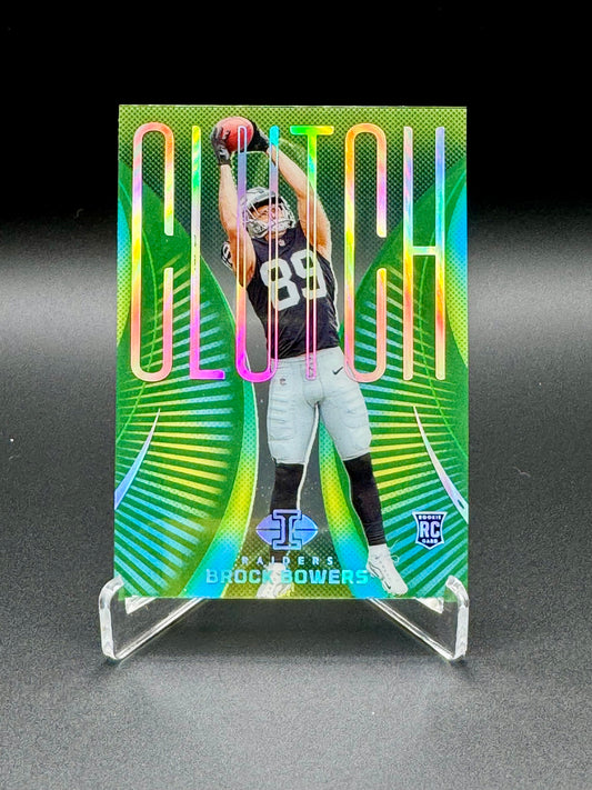2024 Panini Illusions Football Brock Bowers RC #3 Clutch Raw