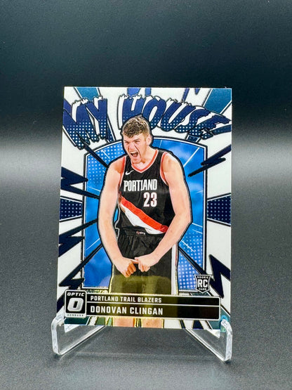 2024-2025 Panini Donruss Optic Basketball Donovan Clingan RC #17 My House White Raw