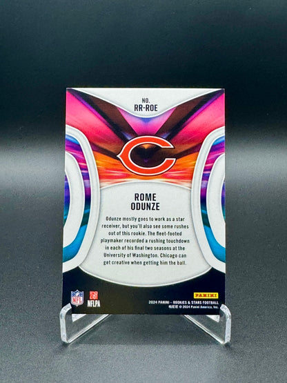 2025 Panini Rookes & Stars Football Rome Odunze #RR-ROE Rookie Rush Raw