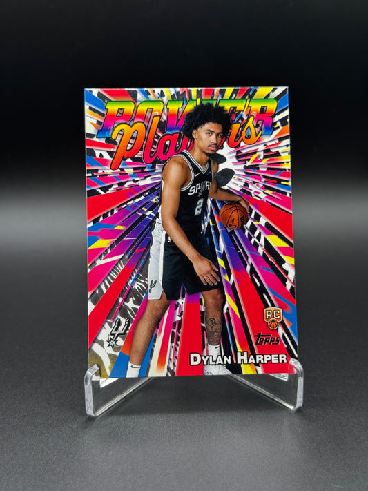 2025-2026 Topps Chrome Basketball Dylan Harper RC #PP-17 Power Players Raw