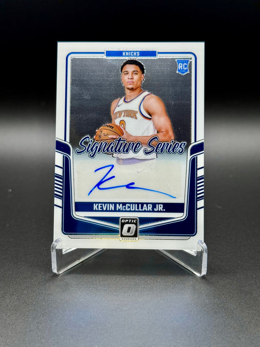 2024-2025 Panini Panini Donruss Optic Kevin McCullar Jr #SS-MCR Signature Series Raw