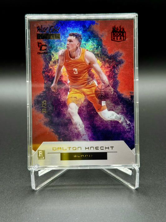 2024 Wild Card Basketball Dalton Knecht #RH-DK RC Rising Heat /35 Raw Encased