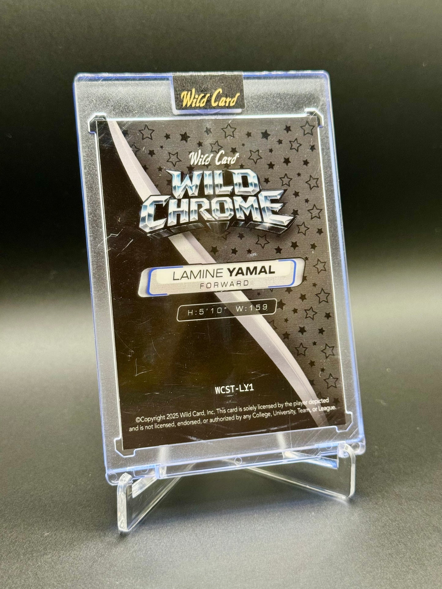 2026 Wild Card Wild Chrome Lamine Yamal RC #WCST-LY1 /15 Raw