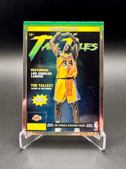 2025 Topps Chrome Basketball Shaquille O'Neal TT-11 Tall Tales Raw